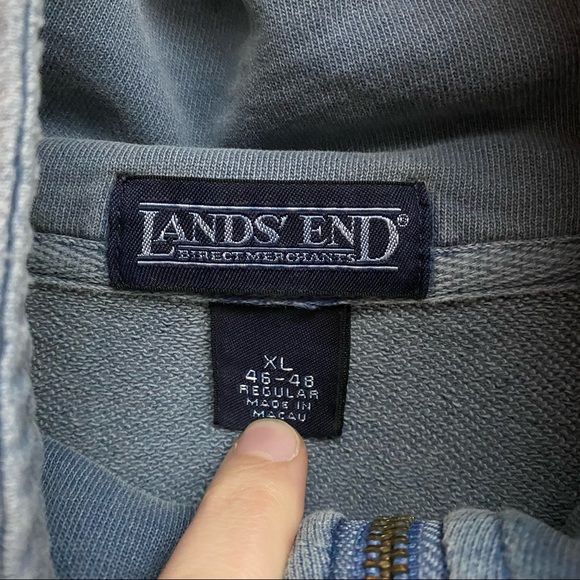 Land’s End Vintage Half Zip Sweatshirt - Picture 8 of 10